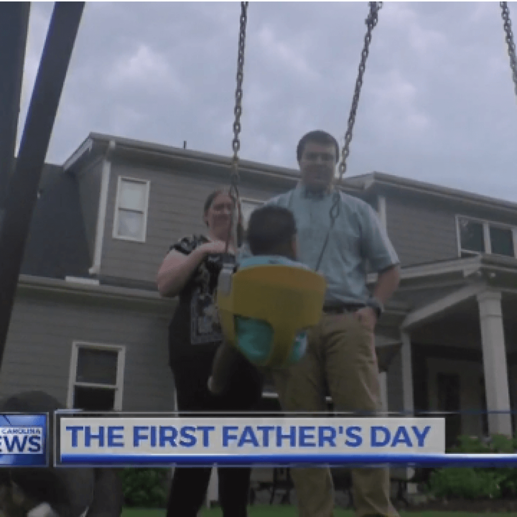 After a two-year wait, one Raleigh dad celebrated his first Father’s Day as a dad with the help of A Child's Hope, connecting families in North Carolina.