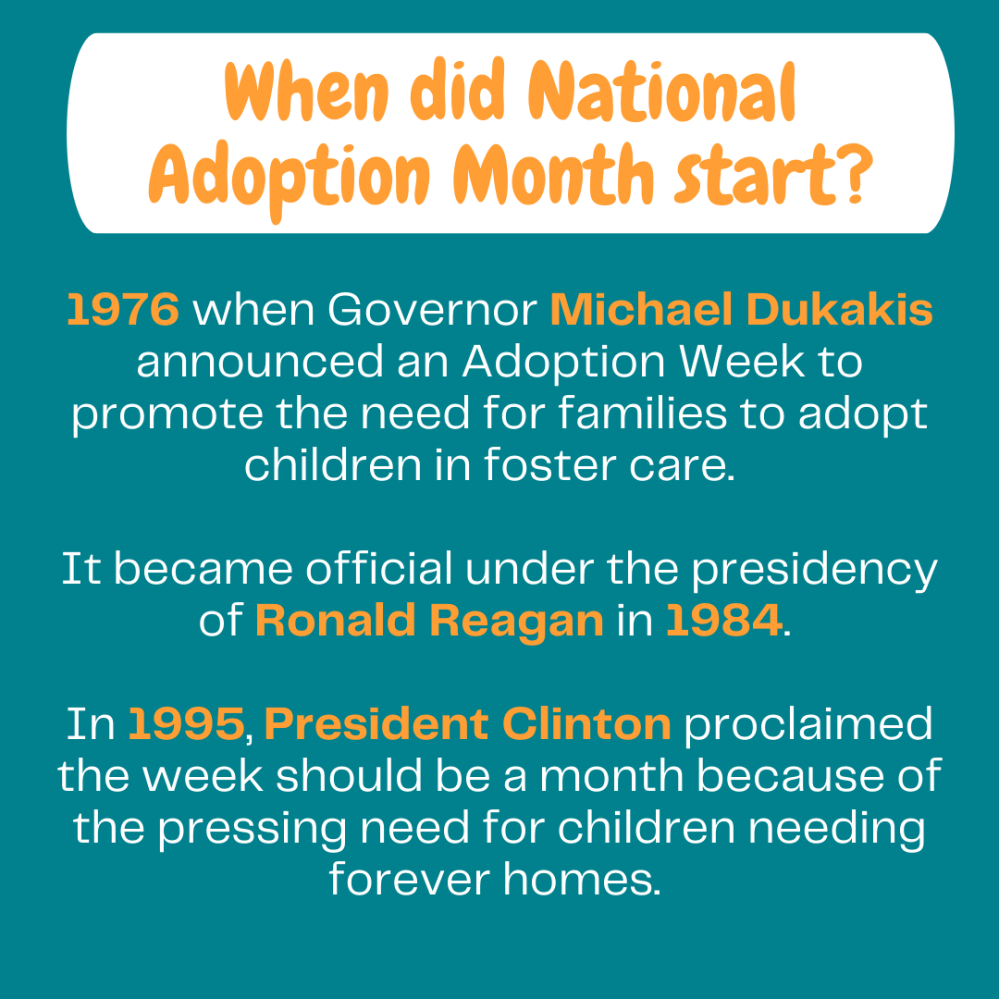 November is National Adoption Awareness Month Adoption Agency A Child